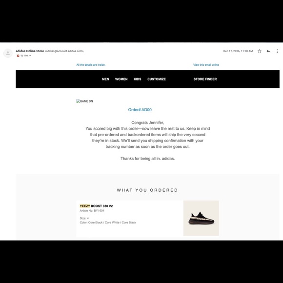 YEEZY BOOST 350 V2 “OREO” - Picture 2 of 16